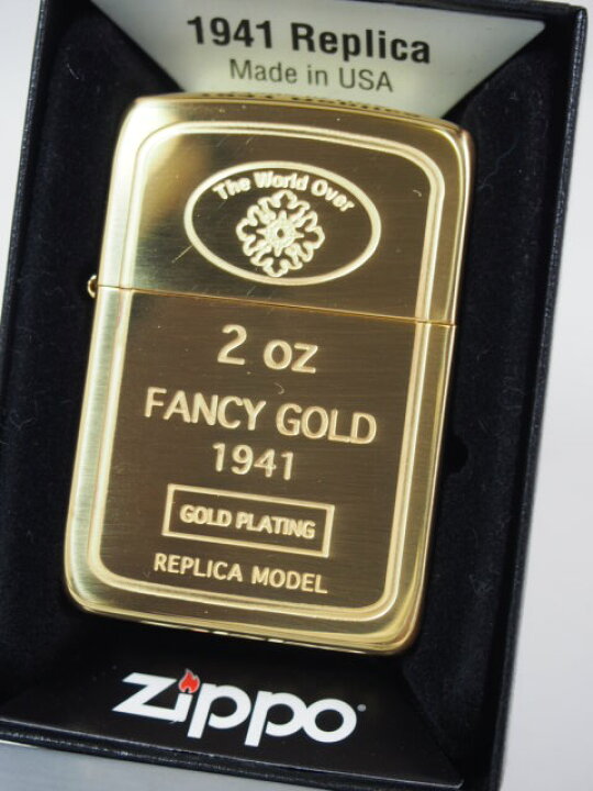 楽天市場】ジッポーライター： Zippo 1941 GOLD Ingot // ゴールド 