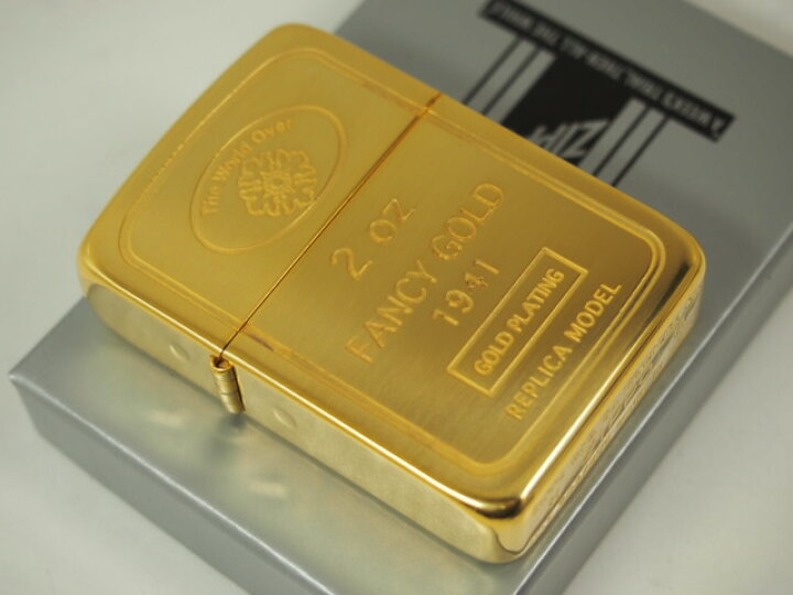楽天市場】ジッポーライター： Zippo 1941 GOLD Ingot // ゴールド 