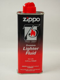 ジッポーオイル： 限定 // Zippo社 75th 記念 オイル // 純正 Zippo Lighter Fluid （小缶 133ml） 『1932-2007』 【あす楽対応】 【楽ギフ_包装】 【ジッポ】 【ジッポー】 【ライター】 【消耗品】 【ダルマヤ】 【メール便不可】