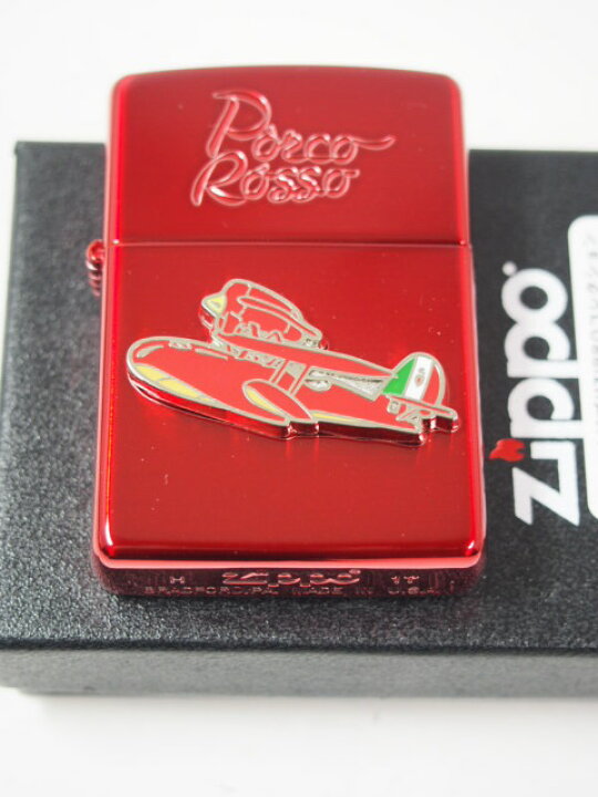 楽天市場】ジッポーライター： Zippo 【 紅の豚 】ポルコ ロッソ 