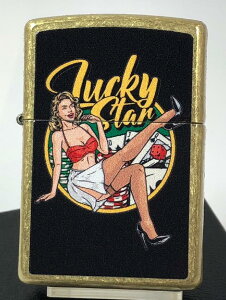 Wb|[C^[F NEW Zippo Lucky Star K[ ZNV[ Sexy Girl #207G-125626 ԃrLj J[hQ[ F A[g M[ i mX^W[ IV yΉ yMt_ ̓ 