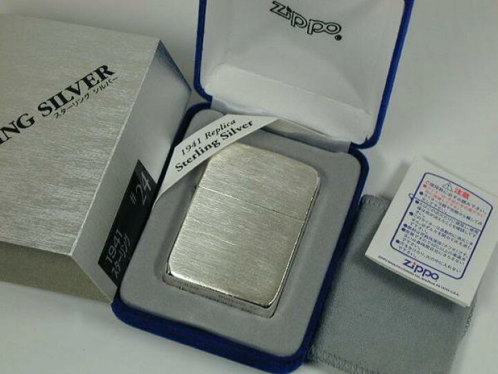楽天市場】ジッポーライター： Zippo スターリングシルバー //1941 