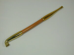 日本製 ◆手造り◆ 煙管 きせる 金色 //ブラス// 竹 【都上 石州】 真鍮 B-1 ◇粋!!◇ 【あす楽対応】 【楽ギフ_包装】 刻み 煙草 たばこ タバコ 【キセル】 【ダルマヤ】