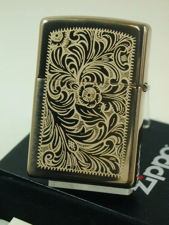 2個セット】Zippoライター ベネチアン柄 ゴール 陣取っ