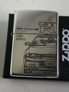 �W�b�|�[���C�^�[�F ���� Zippo NISSAN ���Y // GTR �X�J�C���C�� // BNR32 �q�X�g���b�N�J�[ �� ���� 1989 �V���o�[ �G�b�`���O���� ���ʃf�U�C�� ���������� �y�����y�Ή��z �y�y�M�t_��z �y����