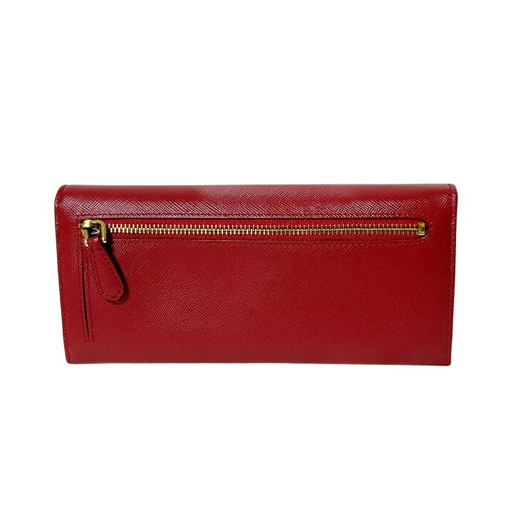 楽天市場】美品 PRADA プラダ サフィアーノ ペタロ 1M1132 レッド 