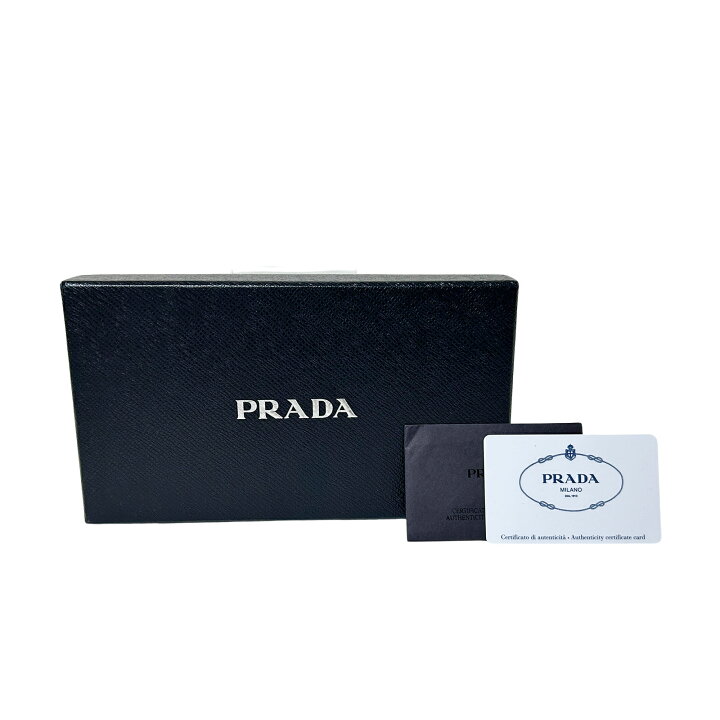 楽天市場】美品 PRADA プラダ サフィアーノ ペタロ 1M1132 レッド 