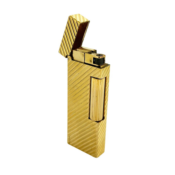 楽天市場】着火確認済 dunhill ダンヒル 薄型 ガスライター ゴールド 