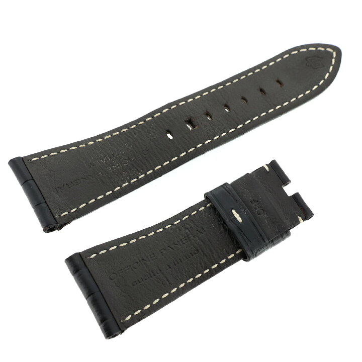 楽天市場】PANERAI パネライ 純正 レザーベルト 26mm ブラウン メンズ 