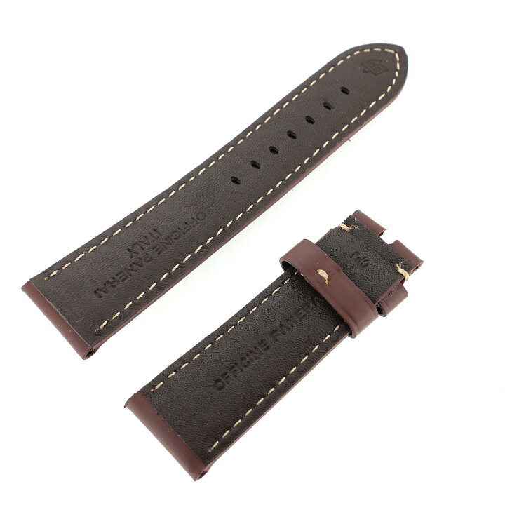 楽天市場】美品 PANERAI パネライ 純正 レザーベルト 尾錠用 24mm  