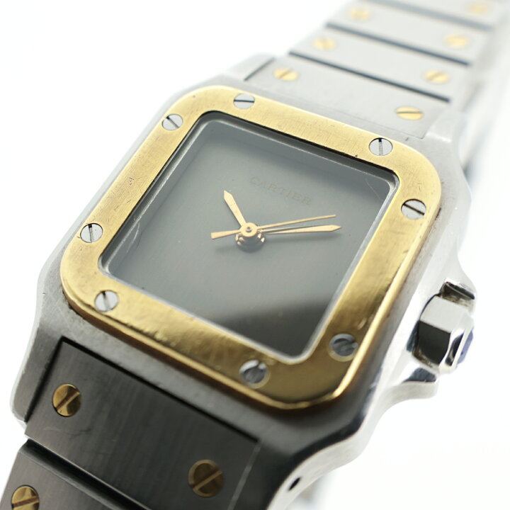 楽天市場】Cartier カルティエ サントスガルベSM ゴースト SS/YG  