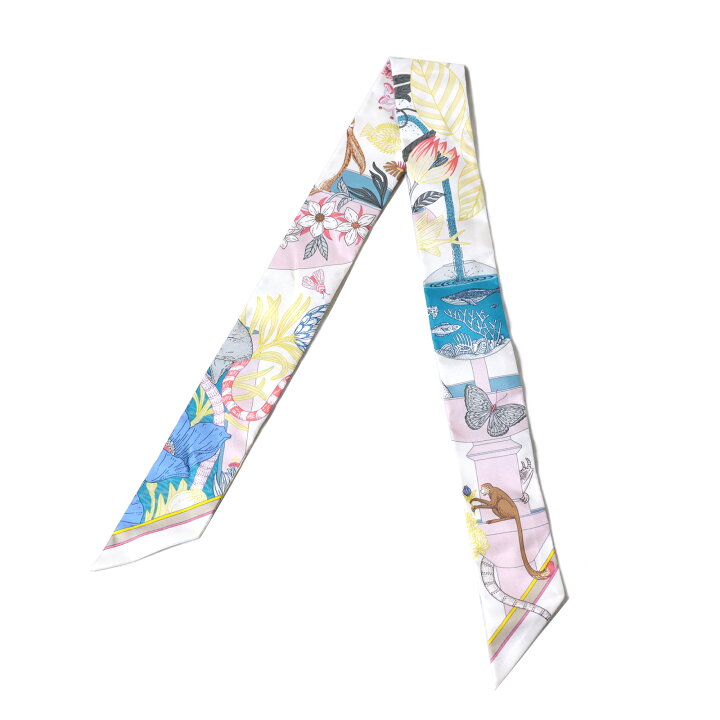 楽天市場】未使用 保管品 HERMES エルメス ツイリー Precious Paradise  
