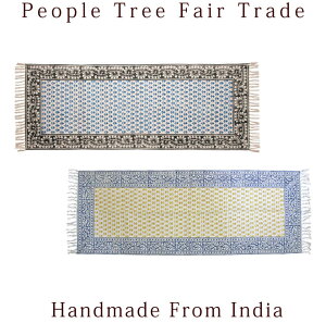 �s�[�v���c���[ �t�F�A�g���[�h�y PeopleTree ��D��u���b�N�v�����g���O�}�b�g�i���j45×125cm �z�L�b�`���}�b�g ���փ}�b�g �R�b�g��100% ��D��SDGs�y���b�s���O�Ή��z