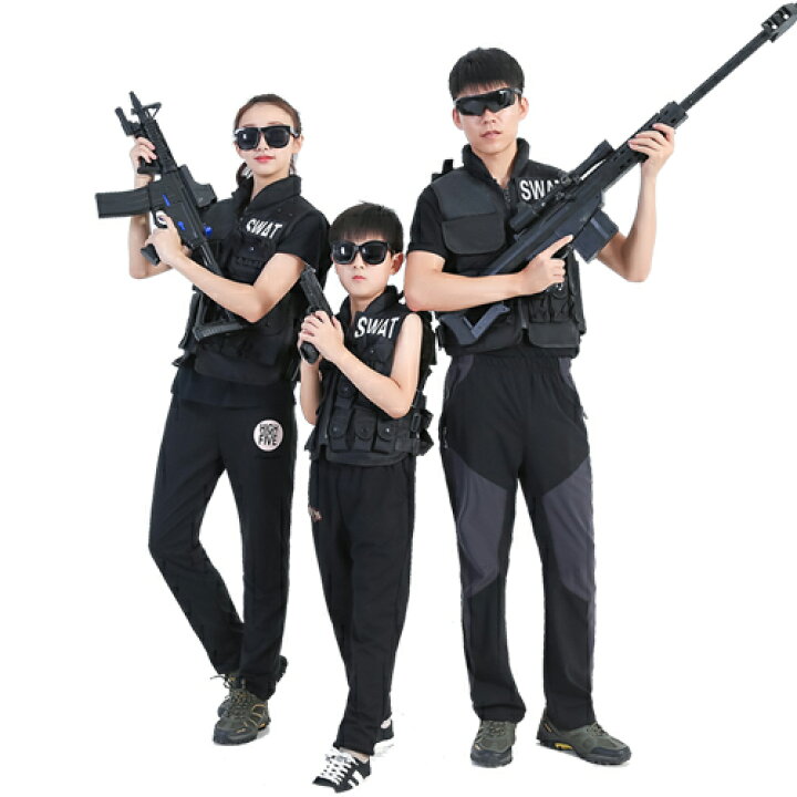 楽天市場】スワット SWAT コスプレ ミルフォース ベスト ハロウィン 