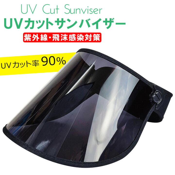 楽天市場 ウイルス対策 飛沫防止 フェイスカバー フェイスガード フェイスシールド 飛沫感染 紫外線対策 可動式 Uvサンバイザー レインバイザー クリップバイザー ずれない 落ちない 日よけ Uvカット帽子 日焼け防止 自転車 スポーツ 男女共用 Dejima Online