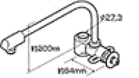 【Panasonic】 食器洗い乾燥機用 分岐水栓 CB-SYB6 （ヤンマー用）　【RCP】　05P27May16