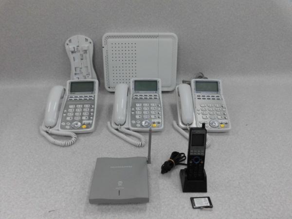 BX2-IME- 1 + 卓上電話機 x3台 +デジタルコードレスセット x1台NTT 中古ビジネスフォン ブランド買うならブランドオフ モデル着用＆注目アイテム αBX2 中古 ビジネスホン 中古ビジネスホン 業務用