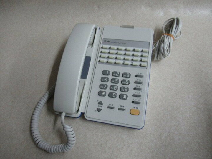 楽天市場】【中古】NX-(24)WPSTEL-(1)(W) NTT αNX24ボタンスター防水  