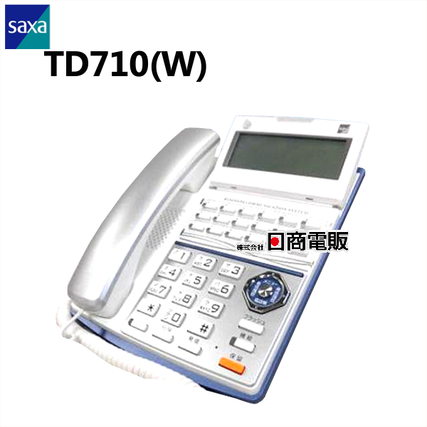 TD710 W SAXA 人気ブランド多数対象 サクサ PLATIA 多機能電話機 中古ビジネスホン 本体 業務用 販売期間 限定のお得なタイムセール ビジネスホン 中古ビジネスフォン 電話機 中古