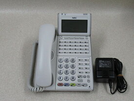 【中古】【アダプタ付】ITL-32DLK-1D(WH)TEL NEC Apire X 32ボタンIP多機能電話機【ビジネスホン 業務用 電話機 本体】