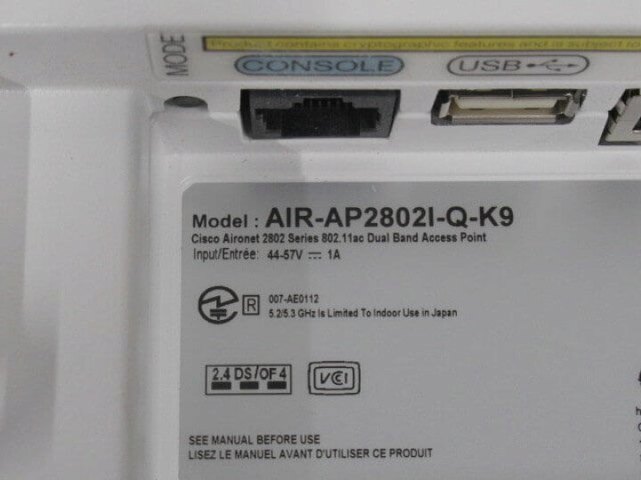 楽天市場】【中古】【ACアダプタ・インジェクター付】 AIR-AP2802I-Q 