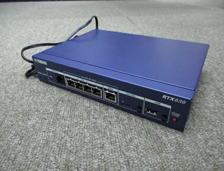 楽天市場】【中古】RTX830 ヤマハ/YAMAHA ギガアクセスVPNルーター  
