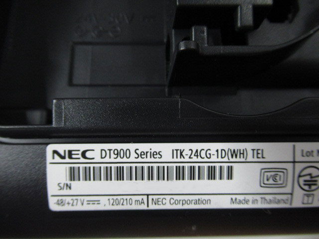 楽天市場】【中古】ITK-24CG-1D(WH)TEL NEC UNIVERGE DT900シリーズ 24