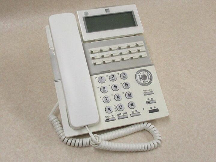楽天市場】【中古】TD810(W)SAXA サクサ PLATIAII18ボタン標準電話機  