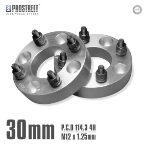 �y���������z���C�h�g���b�h�X�y�[�T�[ 30mm 2���Z�b�g�j�b�T�� �X�o�� �X�Y�L PCD114.3-4H M12xP1.25 30mm ���C�g���uD30�v