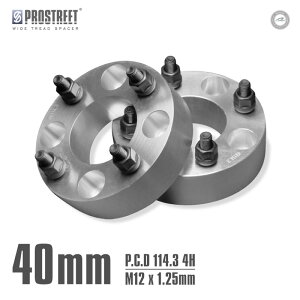 �y���������z���C�h�g���b�h�X�y�[�T�[ 40mm 2���Z�b�g�j�b�T�� �X�o�� �X�Y�L PCD114.3-4H M12xP1.25 40mm ���C�g���uD-40�v