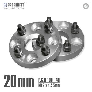 ChgbhXy[T[ 20mm 2Zbg jbT Xo XYL Ή PCD100 4H M12×P1.25 Cg zC[Xy[T[ cC` p JX^ uQ-20v