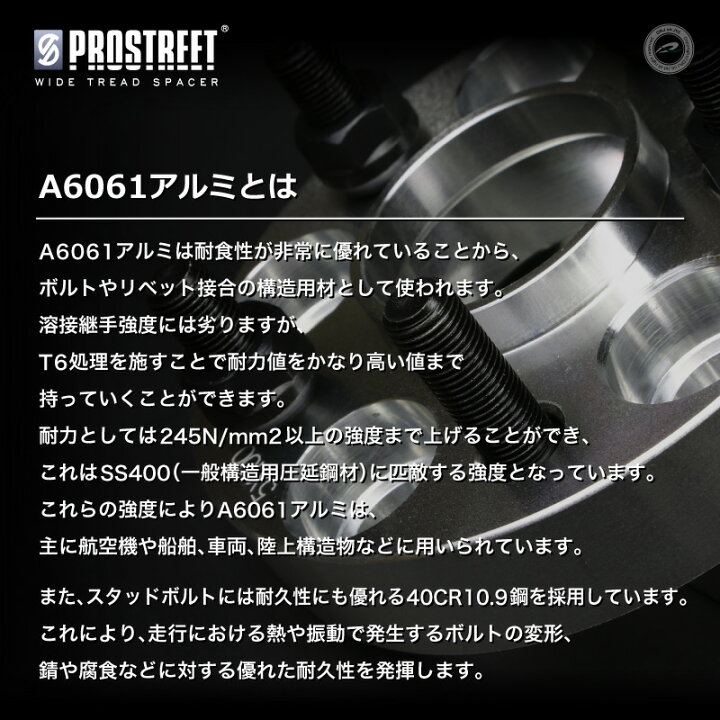 楽天市場】【送料無料】ワイドトレッドスペーサー 25mm 2枚セット112 