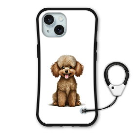 【クーポン利用で 3300円→2970円】 iPhone15 ケース 耐衝撃 保護ケース i-coronケース スマホケース iPhone17 17 Air 16e 16 15 Pro 14 13 12 11 ケース スマホカバー 全機種対応 かわいい アニマル柄 トイプードル 47027