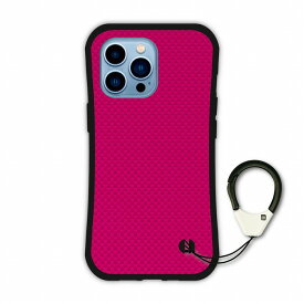 【7%OFFクーポン有】 iPhone15 スマホケース i-coronケース 側面保護 耐衝撃 iPhone 15 Plus 14 Pro Max アイフォン 14 13 12 11 カバー カーボン風 縦模様 ピンク
