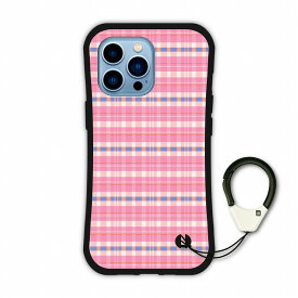 【スーパーセール 大特価】 iPhone15 i-coronケース iPhone 15 Pro 15 Plus 15 Pro Max スマホケース アイフォン 14 13 12 11 SE 第3世代 第2世代 カバー 背面保護 耐衝撃 チェック柄 ピンク かわいい