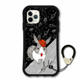iPhone 17e ケース 耐衝撃 i-coron スマホケース iPhone17 iPhone 16e iPhone16 iPhone16 Pro iPhone15 iPhone15 Pro iPhone14 iPhone13 iPhone12 iPhone 全機種対応 スカラー デザイン うさぎ シック ブラックグレー 割引クーポン有