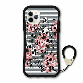 【お買い物マラソン 割引クーポン】 スカラー 耐衝撃タイプ iPhone 16e ケース 全機種対応 i-coronケース スマホケース iPhone17 iPhone Air 16 15Pro 15Plus 14 13 12 スマホカバー ハードケース scolar CRASH MIND スカル 骸骨 ボーダー柄 coron-scr50443