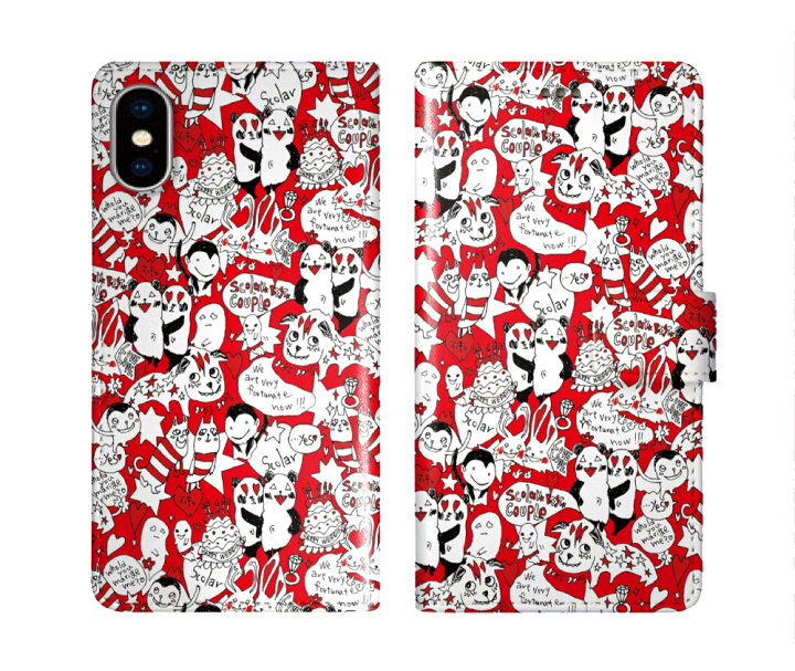 楽天市場 お得なクーポン配布中 スカラー 手帳型 スマホケース Galaxy A52 5g Sc 53b Sc 51b Sc 51a Sc 42a Sc 02m Sc 03l ギャラクシー ケース カバー 人気ブランド Scolar カップルパンダ レッド ラブラブ コミカルな総柄 スマホケース カバー専門デザスマ