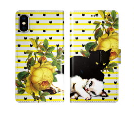 【お買い物マラソン 大特価】 iPhone16 スカラー 手帳型 スマホケース iPhone 16e 16 15 14 13 Mini SE 第3世代 全機種対応 手帳 ScoLar なかよし子猫 ネコドット お花 ストライプ かわいい