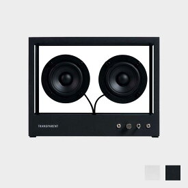 【4エントリーでP2+2+2+2倍｜マラソン終了迄】TRANSPARENT SPEAKER トランスペアレントスピーカー S 白 黒 [ スピーカー ブルートゥース bluetooth 高音質 ブルートゥース おしゃれ 2台同時 bluetooth ]