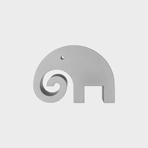 IuWF ]E / I[ig y[p[EFCg Elephant Ornament Gray silver S [ _ k   Mtg ܏\В I[ig v[g ]