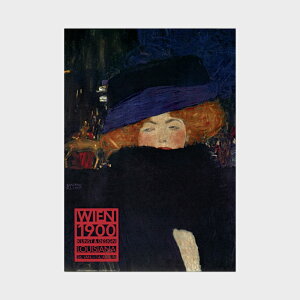 A2 CWAip |X^[ Gustav Klimt OX^tENg - Woman with hat and feather boa (1909) [ k CeA  A[g  Ǌ| G ۉ i ]