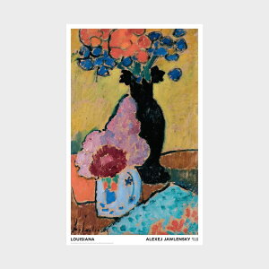 594 x 962mm CWAip |X^[ Ale x ej Jawlensky - Still Life with Black Vase (1909). Museum Wiesbaden [ k CeA  A[g  Ǌ| G ۉ i ]
