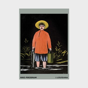 A1 CWAip |X^[ Niko Pirosmani - Fisherman in red shirt [ k CeA  A[g  Ǌ| G ۉ i ]