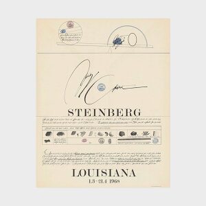 575 x 728mm CWAip |X^[ Saul Steinberg (1968) [ k CeA  A[g  Ǌ| G ۉ i ]