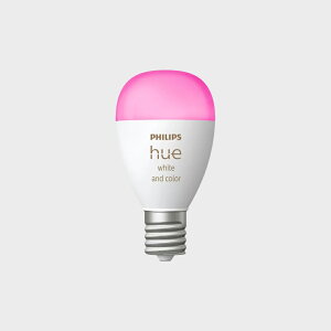 �yLINE���Ƃ������ǉ��ŃN�[�|���zPhilips �t�B���b�v�X Hue �q���[ �t���J���[ E17 �d�� 40W�`����