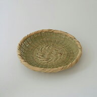 【LINEおともだち追加でクーポン】そば ざる 蕎麦 皿｜山梨 富士｜スズ竹細工 丸ざる 25cm [そば ざる/蕎…