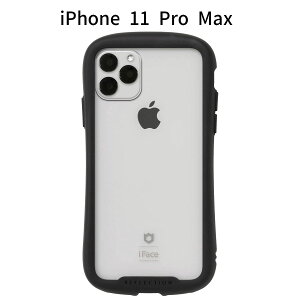 iPhone 11 Pro Max P[XbiFace Reflection NA KX wʑϏՌ TPUt[ ubN MILKi擾 Qi[dΉ Xgbvz[t