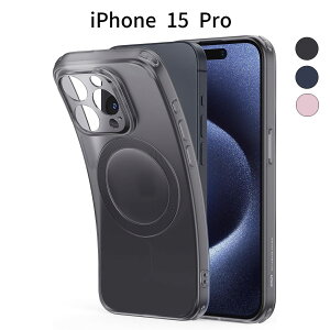 iPhone 15 Pro P[X NA ^ ϏՌ Jo[bMagSafeΉbTPUf ΂݂ɂ y X fUC
