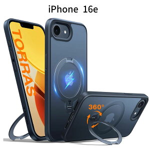 iPhone 16e P[X X^ht MagSafeΉ ϏՌ Jo[b360°[}C]X^h ^ wh~ ČRMILKi擾